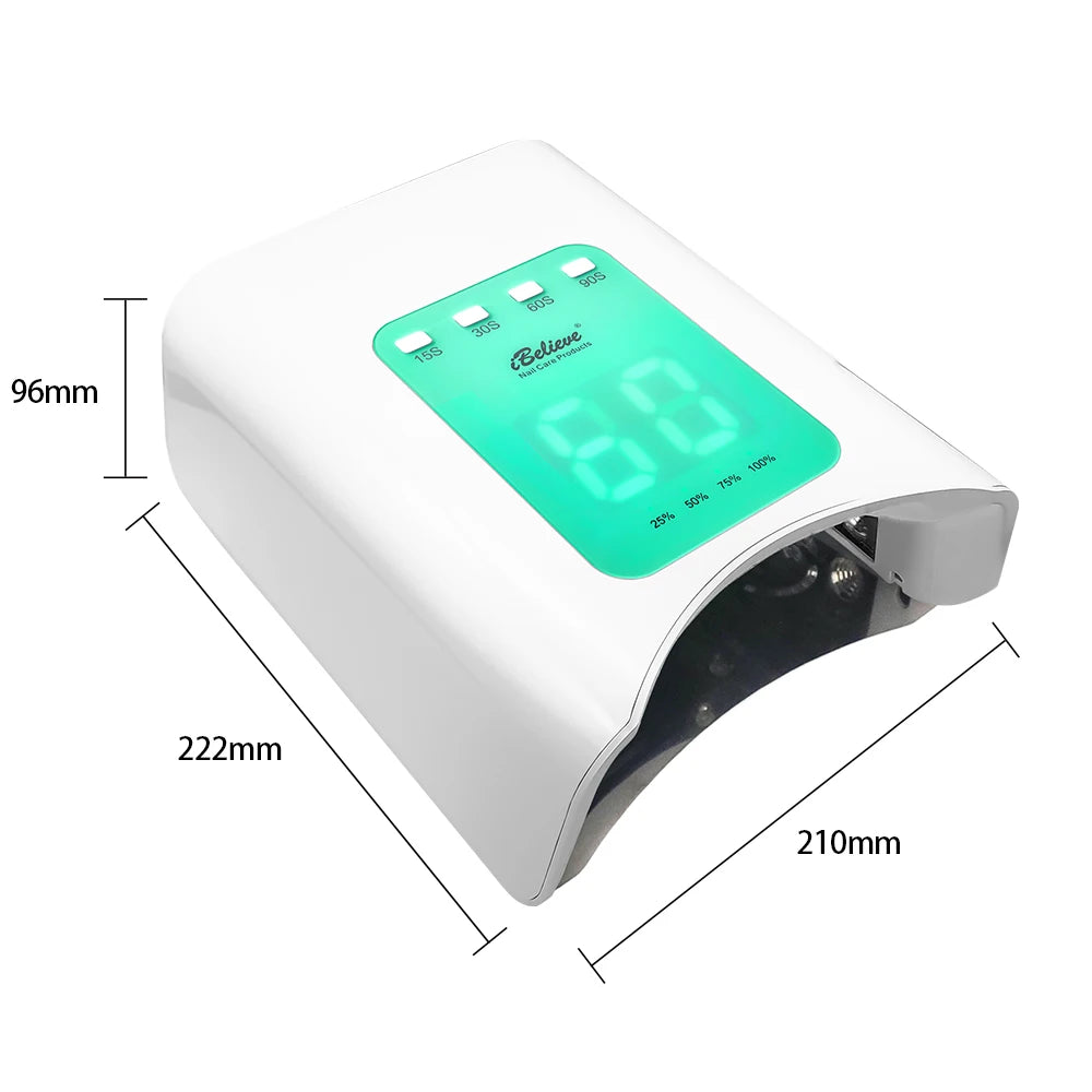 112W Cordless Nail Machine Rechargeable New Nail Dryer Uv Led Lamp