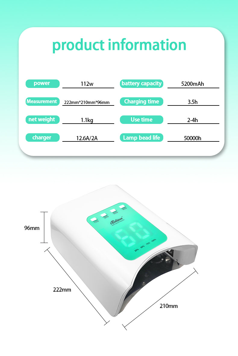 rechargeable nail lamp