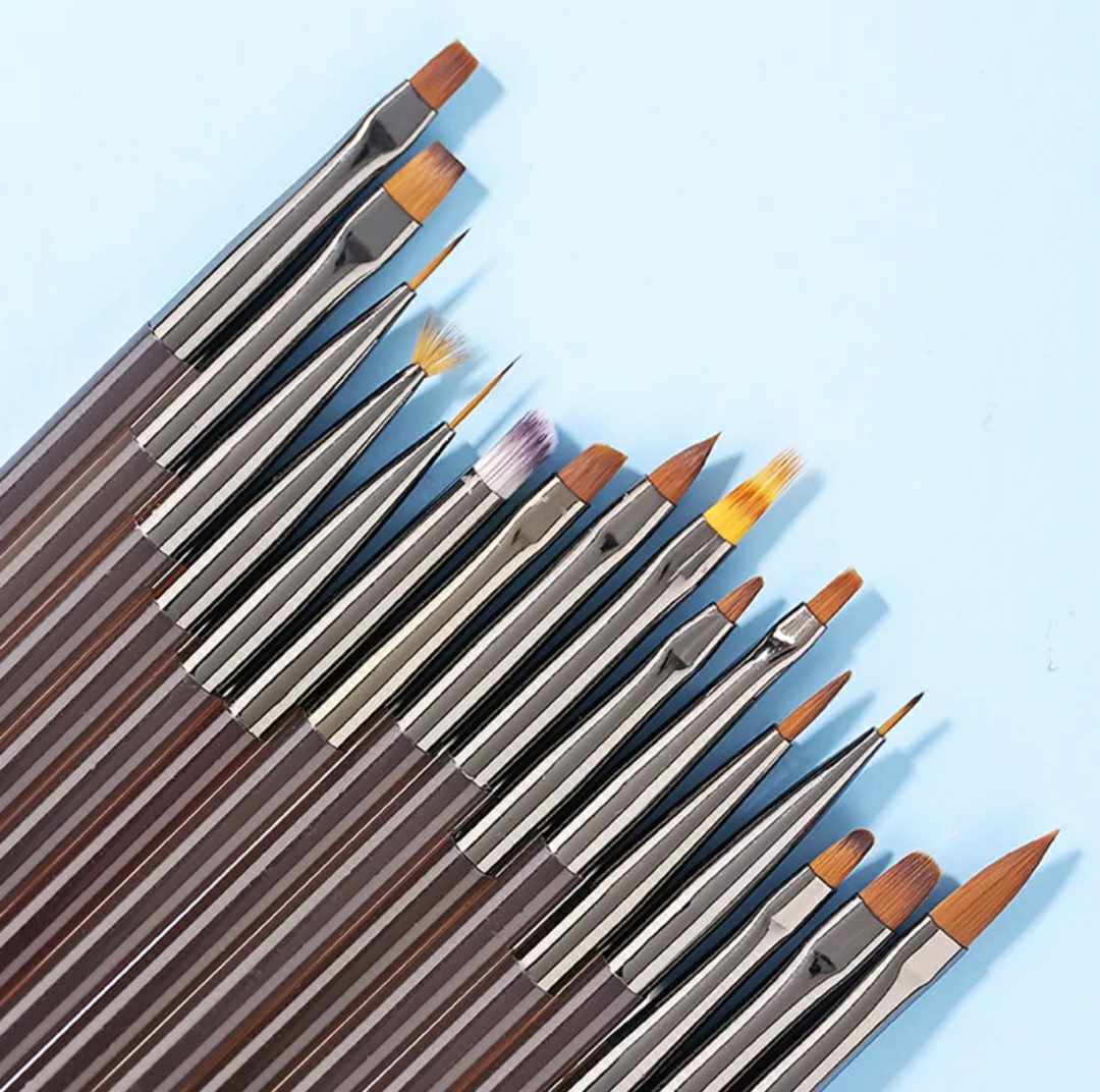 Set of 15pcs High Quality Nail Art Brush