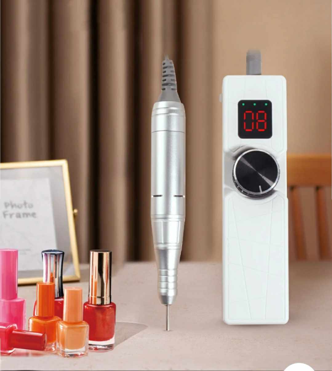 Portable Cordless USB Charging Slim Build 30000 RPM Nail Drill/ Electric File